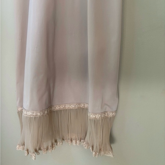 Vintage Shadowline Elegant Beige Slip Dress 34 - Picture 4 of 8